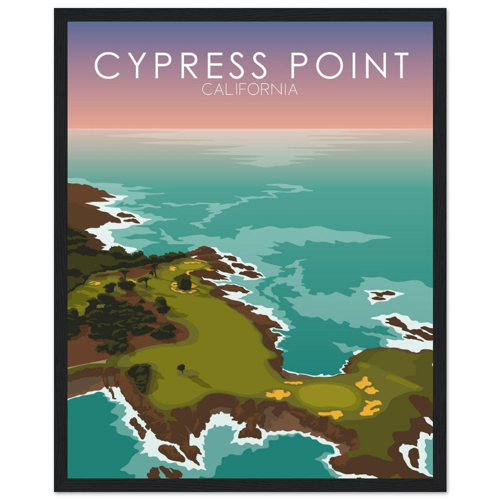 Cypress Point Golf Course Sunset Print