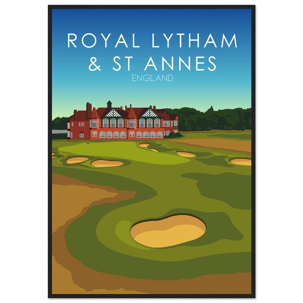 Royal Lytham & St Annes Golf Course Poster