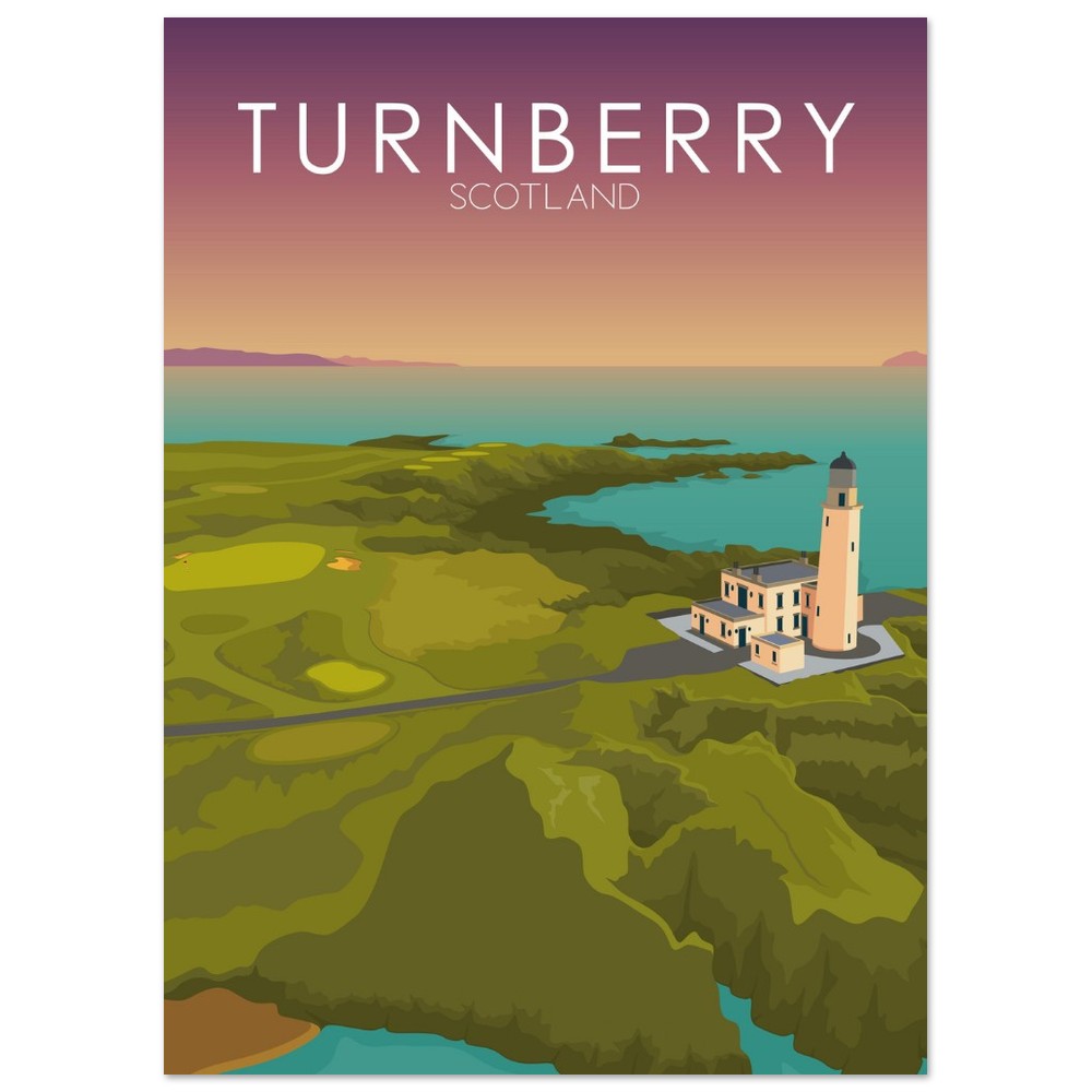 Turnberry Golf Course Sunset Print