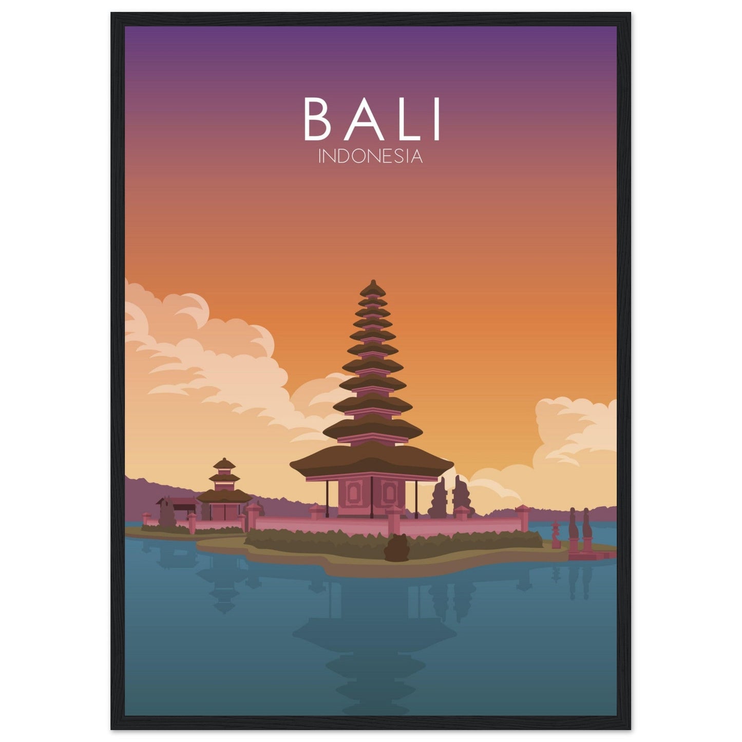 Bali Poster | Bali Wall Art | Bali Sunset Print