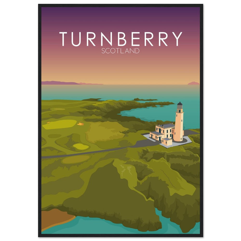 Turnberry Golf Course Sunset Print