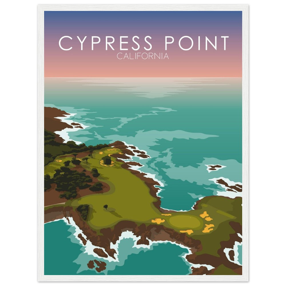 Cypress Point Golf Course Sunset Print