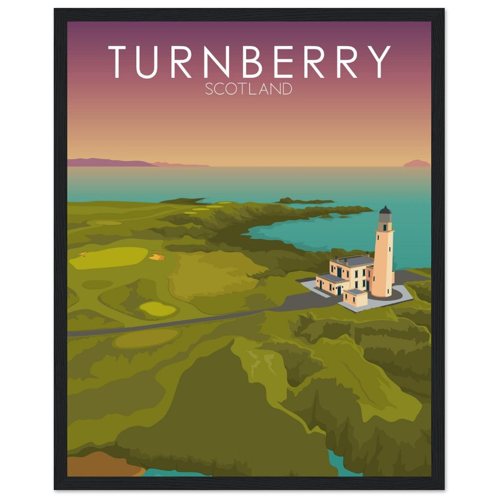 Turnberry Golf Course Sunset Print