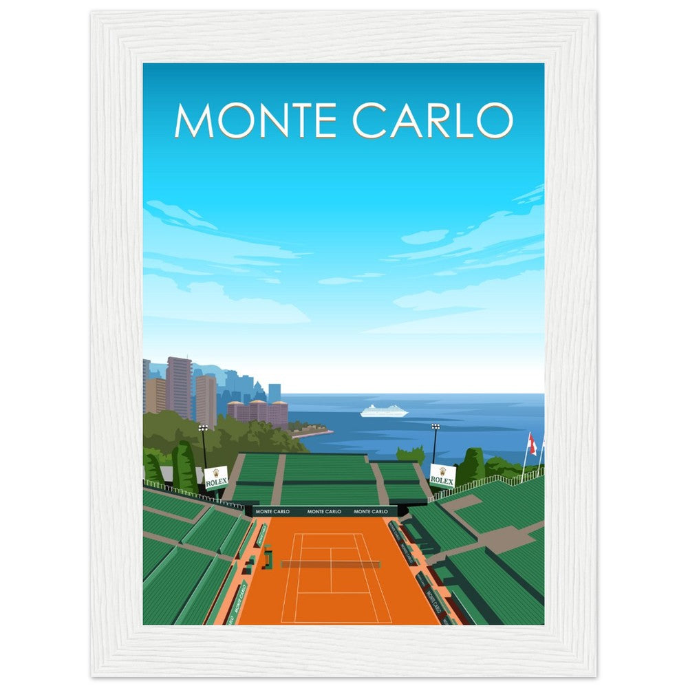 Monte Carlo ATP Masters Tennis Stadium Poster