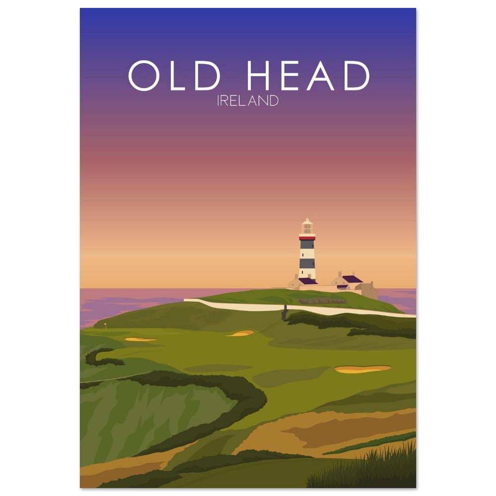 Old Head Golf Links Sunset Print