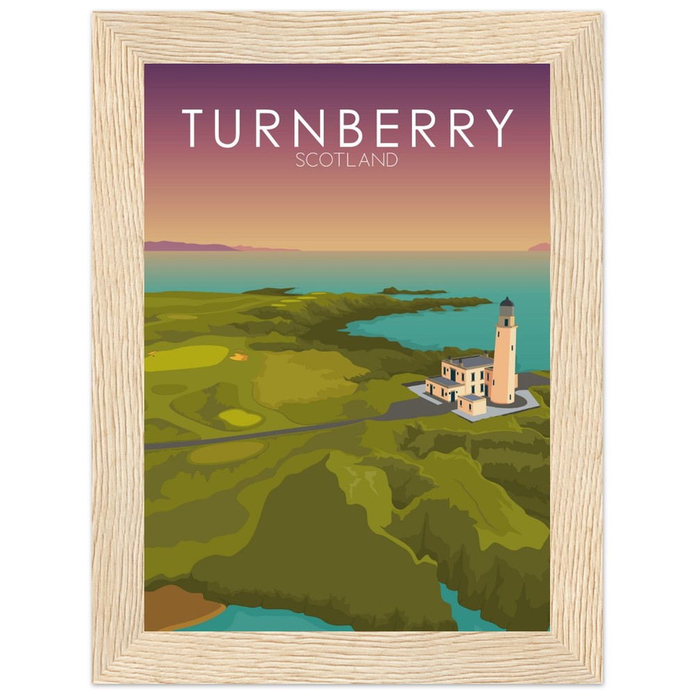 Turnberry Golf Course Sunset Print