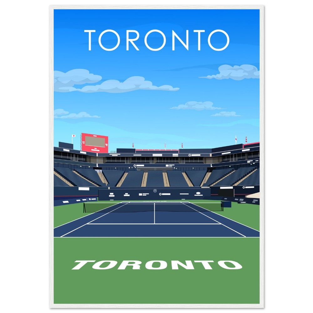 Toronto ATP/WTA Masters Tennis Stadium Poster