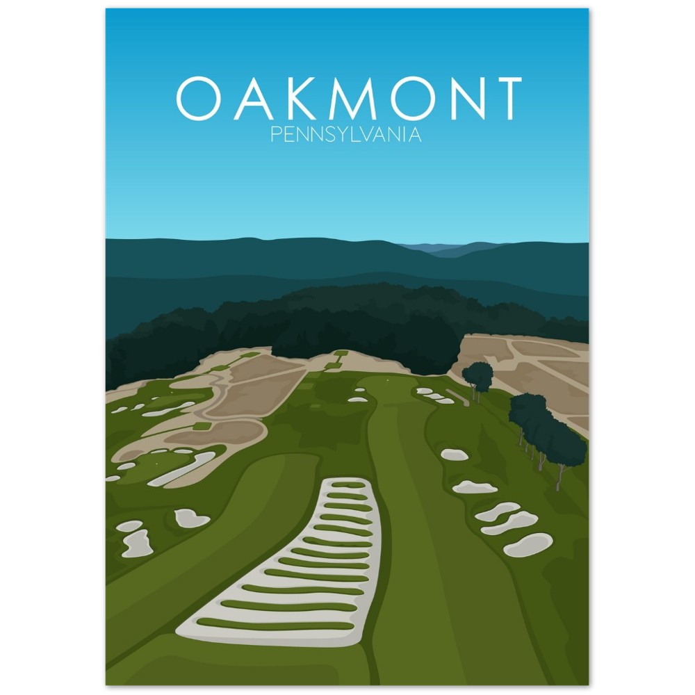 Oakmont Country Club Golf Course Print
