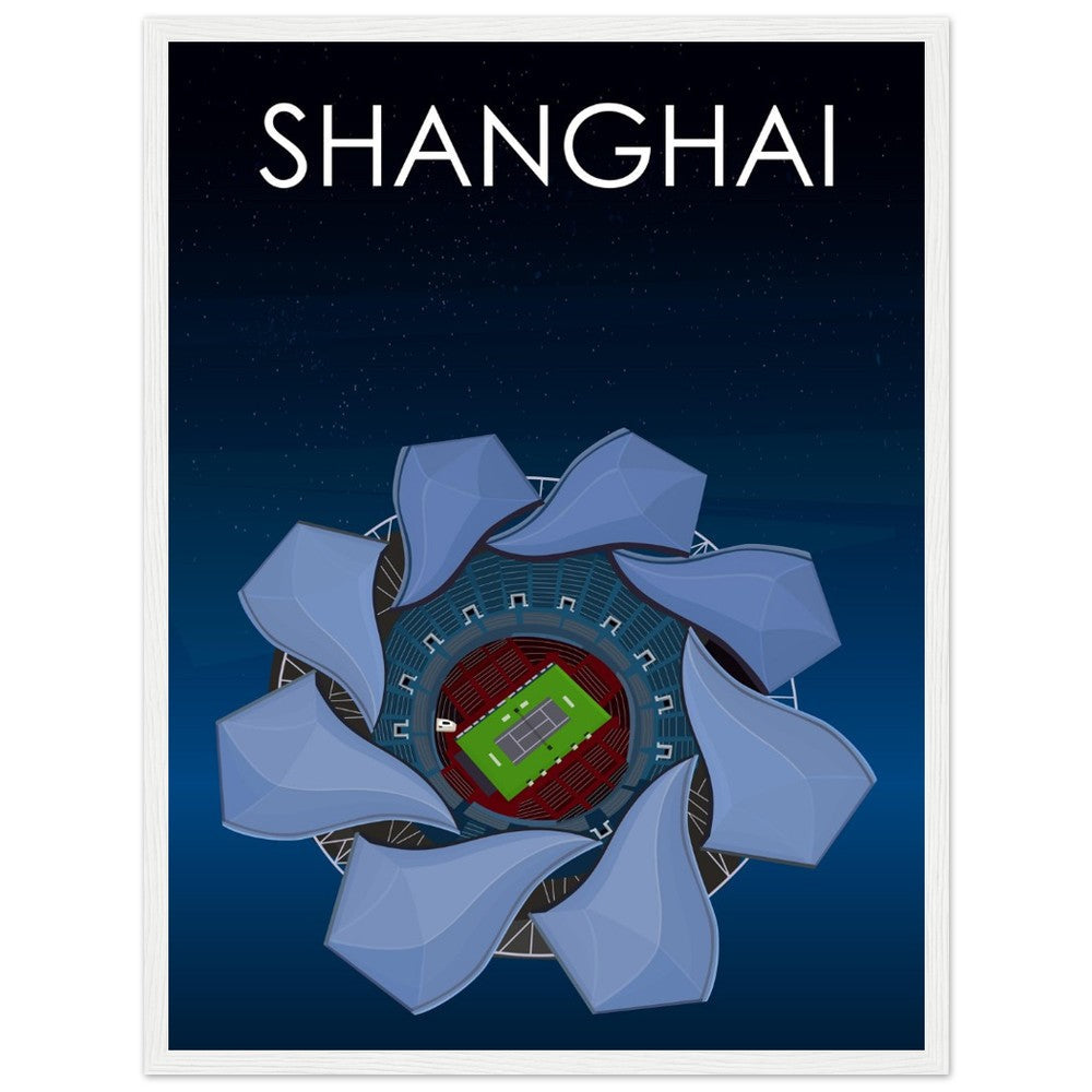 Shanghai ATP Masters Tennis Stadium Poster