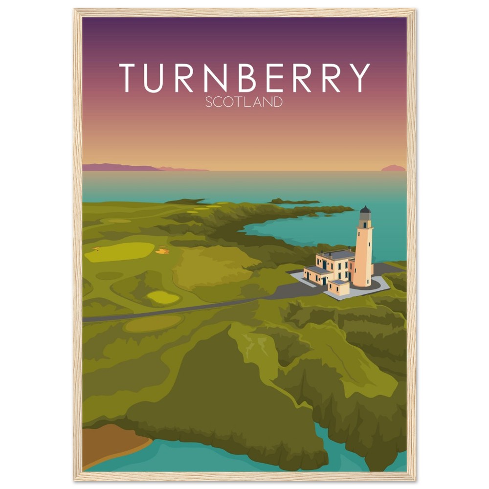 Turnberry Golf Course Sunset Print