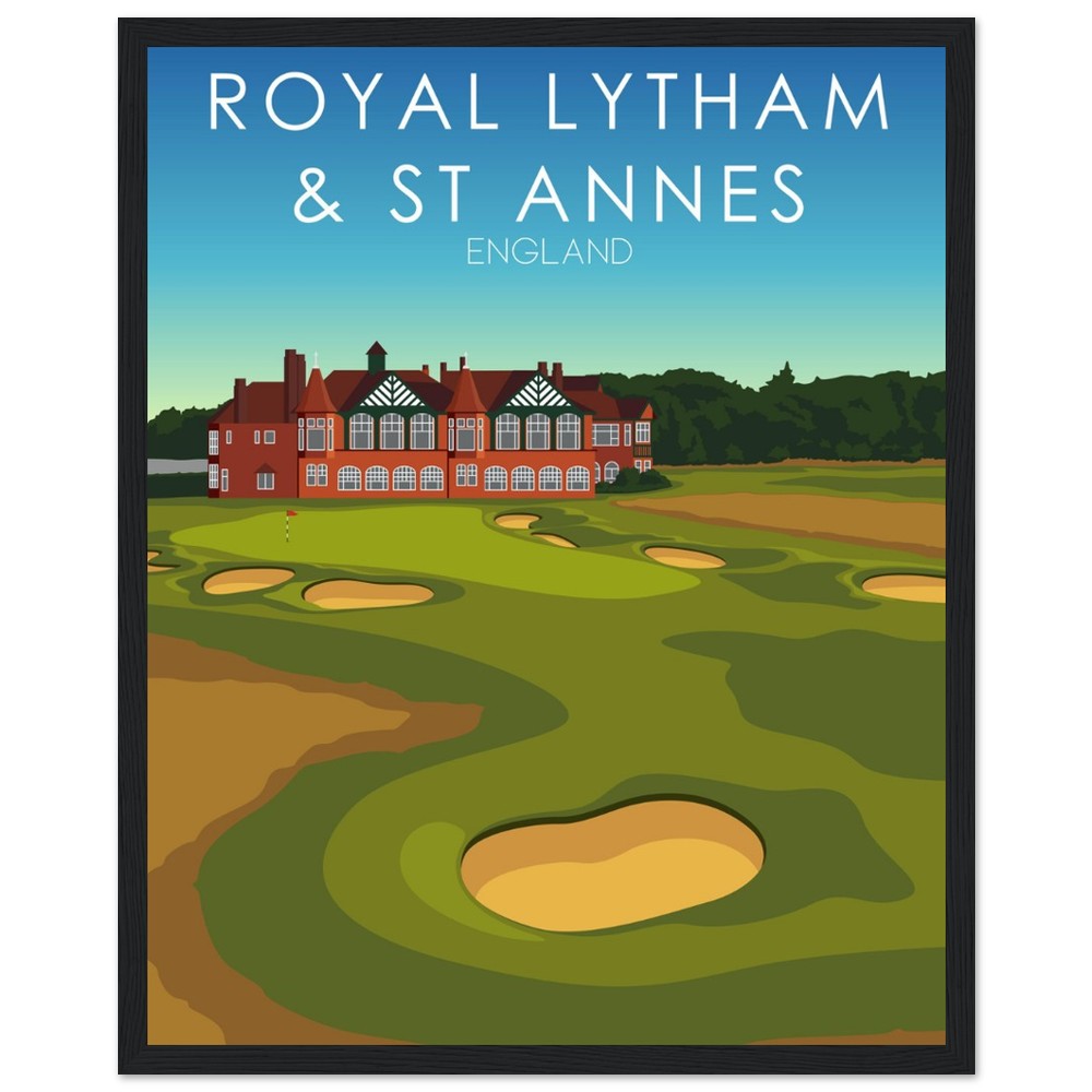 Royal Lytham & St Annes Golf Course Poster