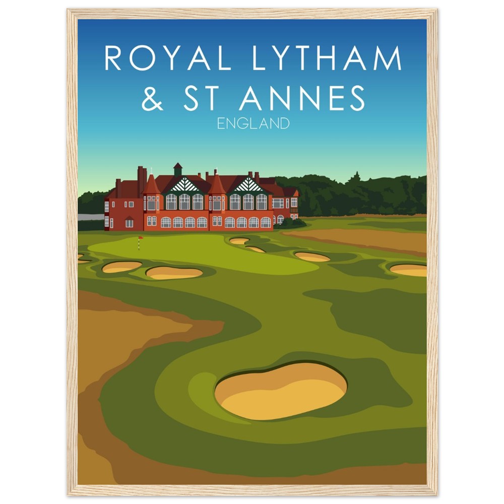 Royal Lytham & St Annes Golf Course Poster