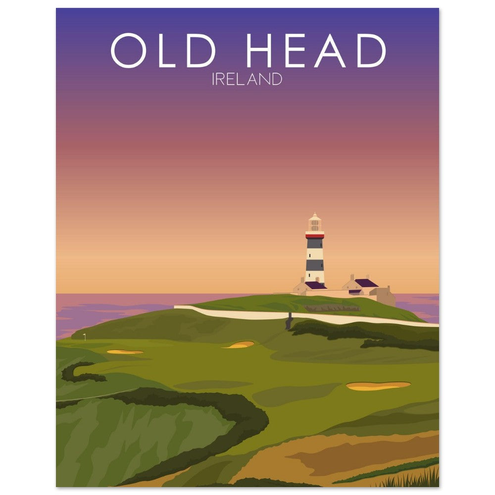 Old Head Golf Links Sunset Print