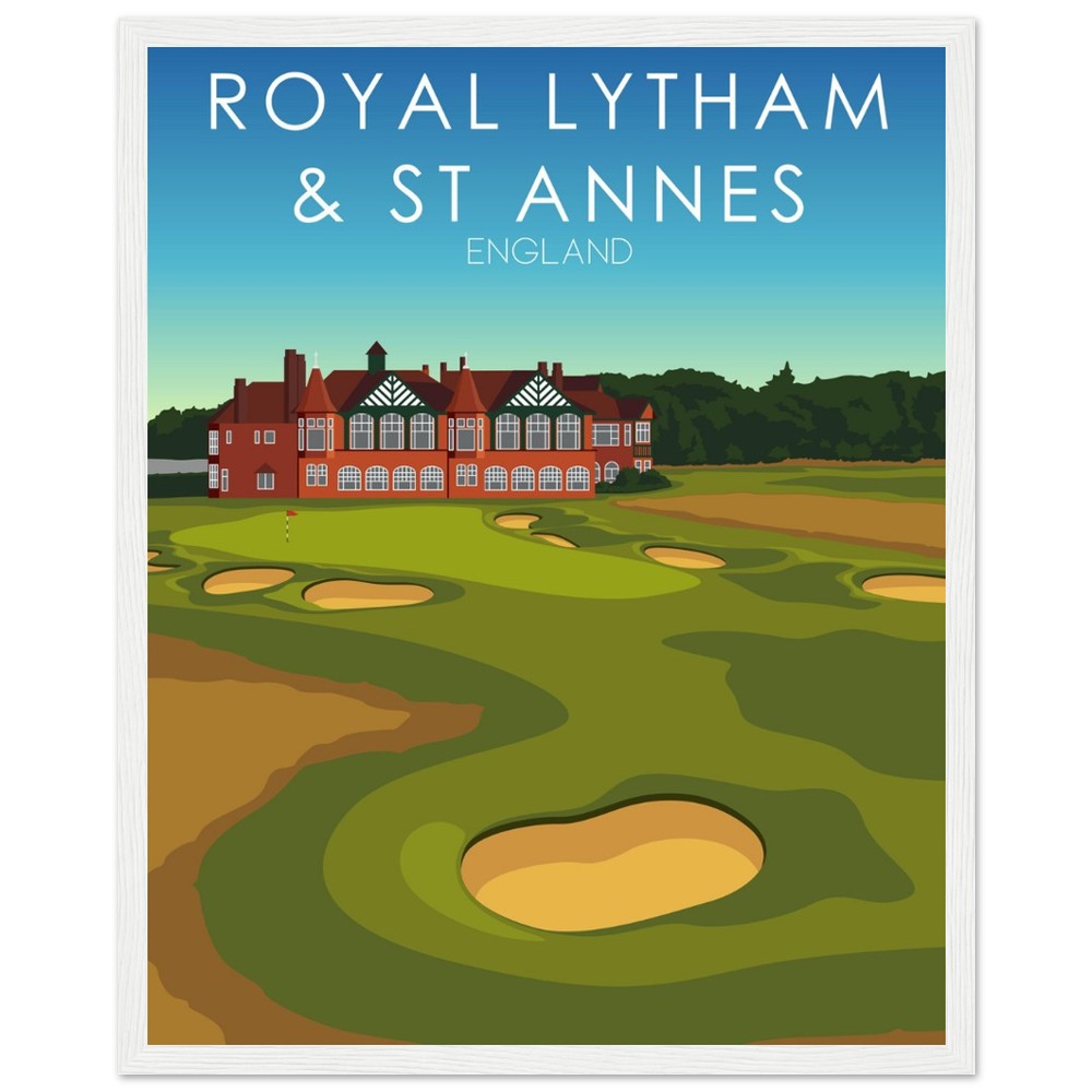 Royal Lytham & St Annes Golf Course Poster