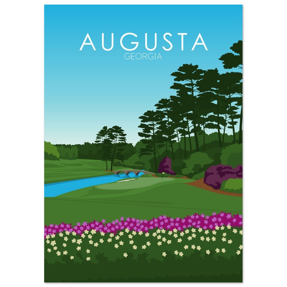 Augusta National Golf Course Print | Augusta National Poster