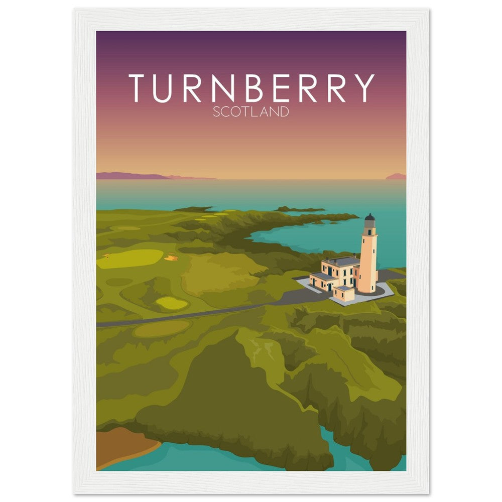 Turnberry Golf Course Sunset Print