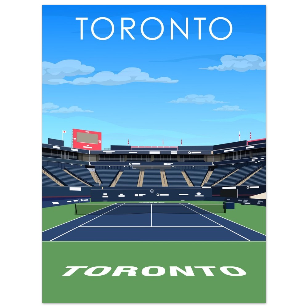 Toronto ATP/WTA Masters Tennis Stadium Poster