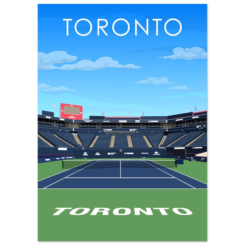 Toronto ATP/WTA Masters Tennis Stadium Poster