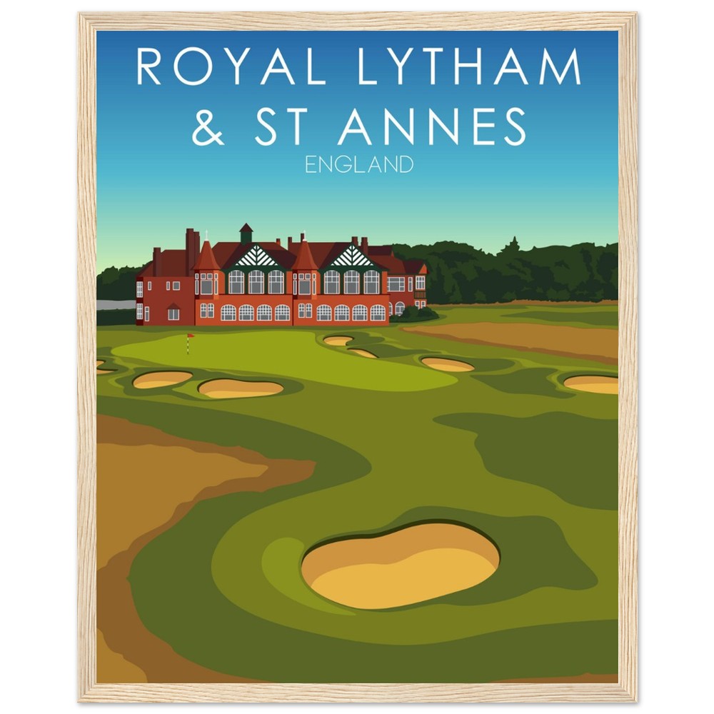 Royal Lytham & St Annes Golf Course Poster