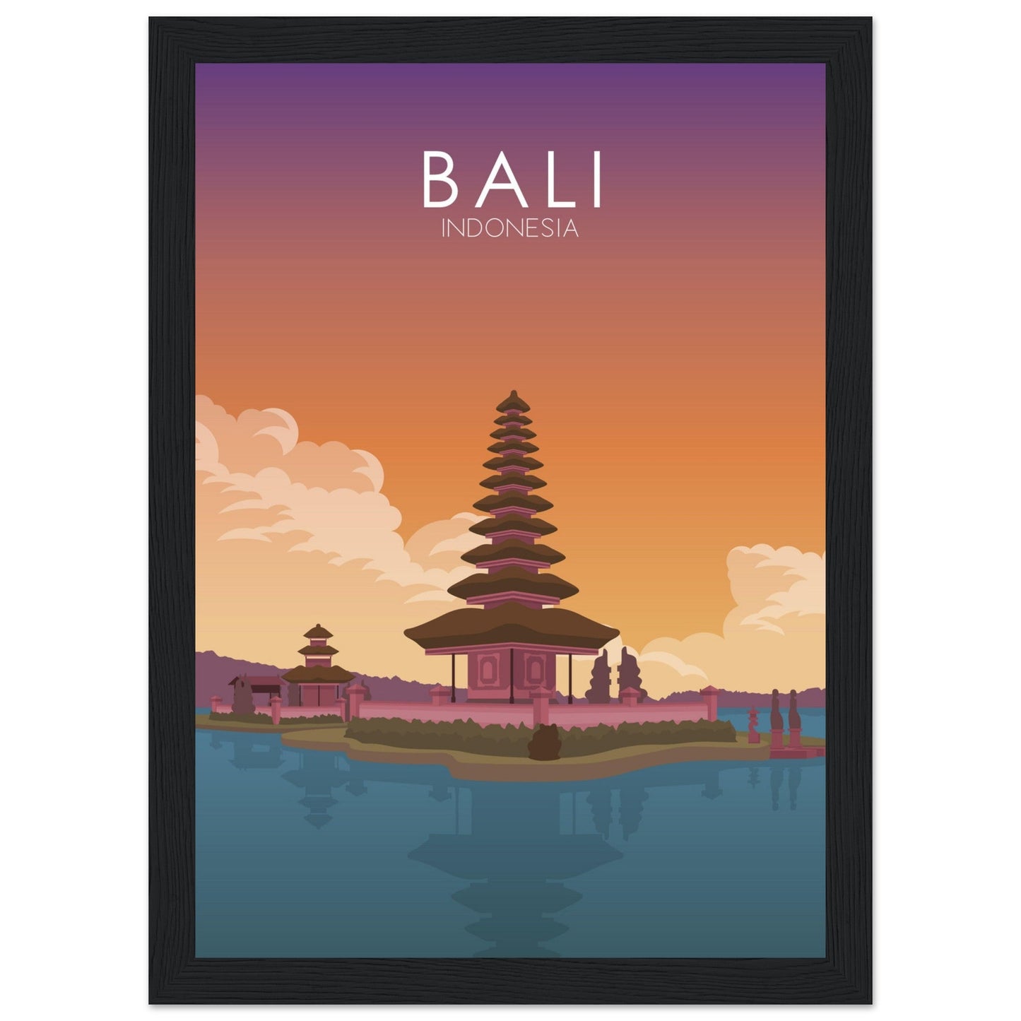Bali Poster | Bali Wall Art | Bali Sunset Print
