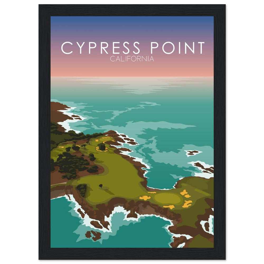 Cypress Point Golf Course Sunset Print