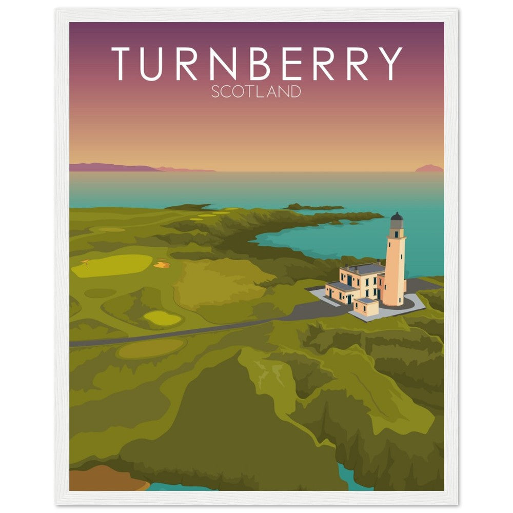 Turnberry Golf Course Sunset Print