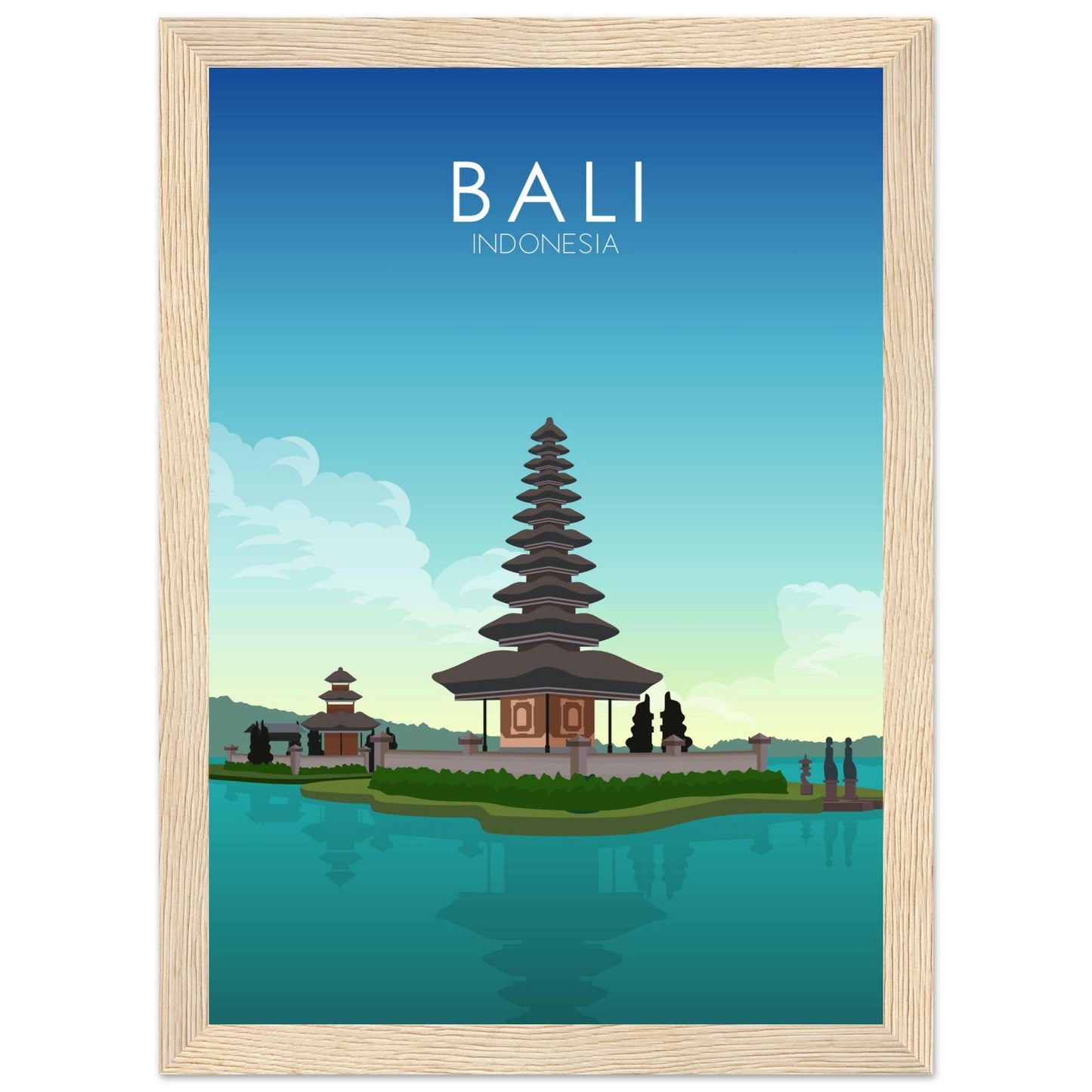 Bali Poster | Bali Wall Art | Bali Daytime Print