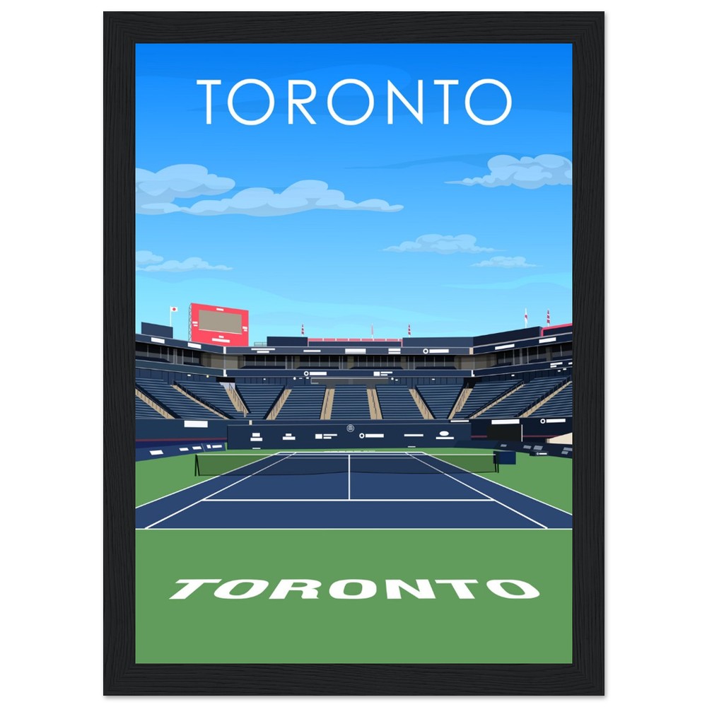 Toronto ATP/WTA Masters Tennis Stadium Poster