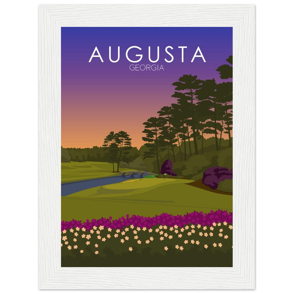 Augusta National Golf Course Sunset Print | Augusta National Poster