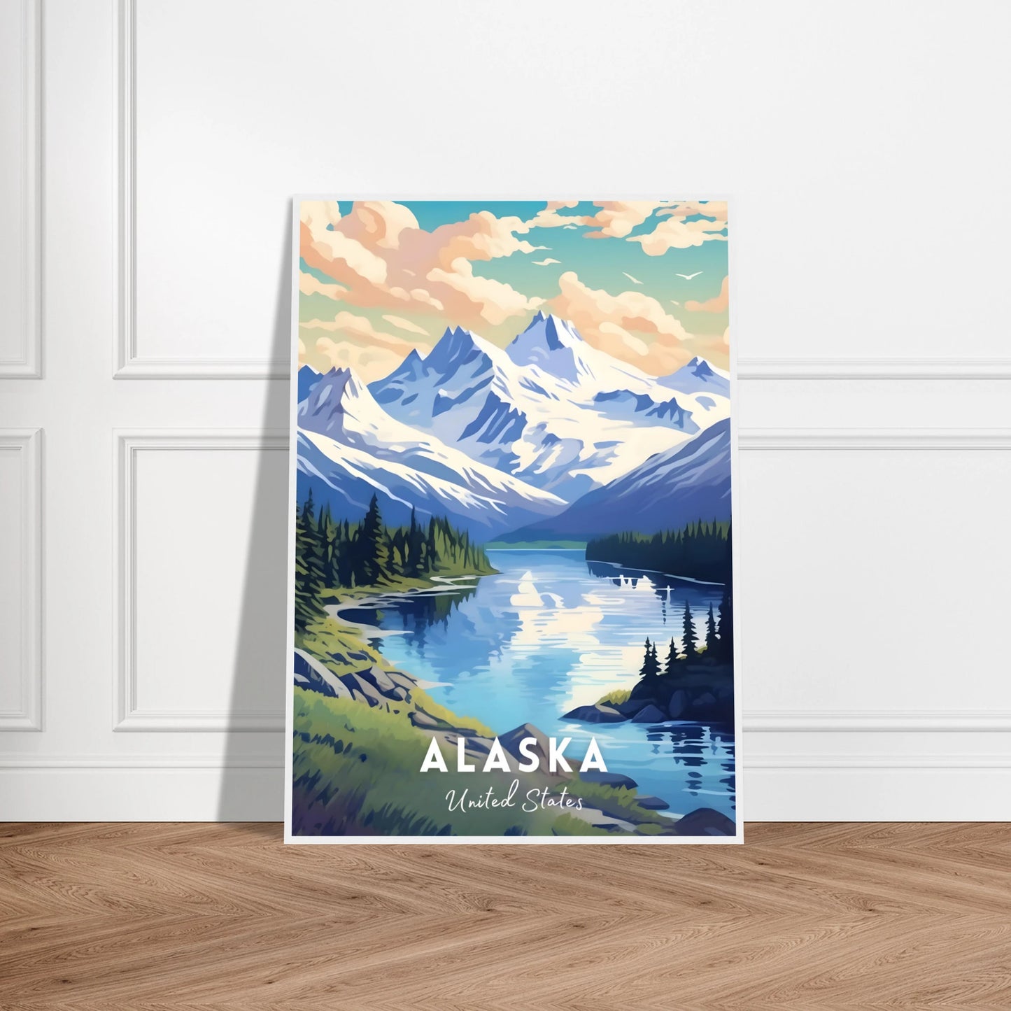 Alaska Poster mockup