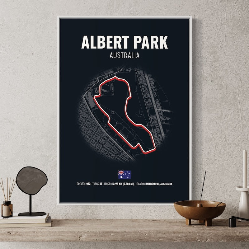 Melbourne F1 Grand Prix Poster | Melbourne F1 Grand Prix Print | Melbourne F1 Grand Prix Wall Art