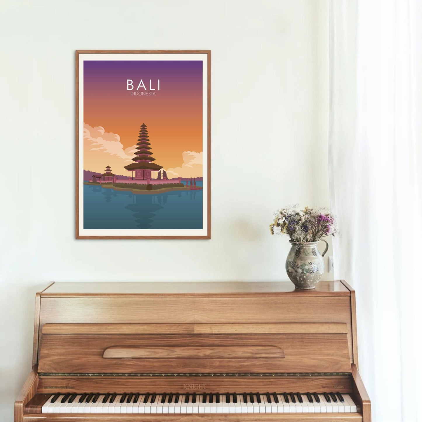 Bali Poster | Bali Wall Art | Bali Sunset Print