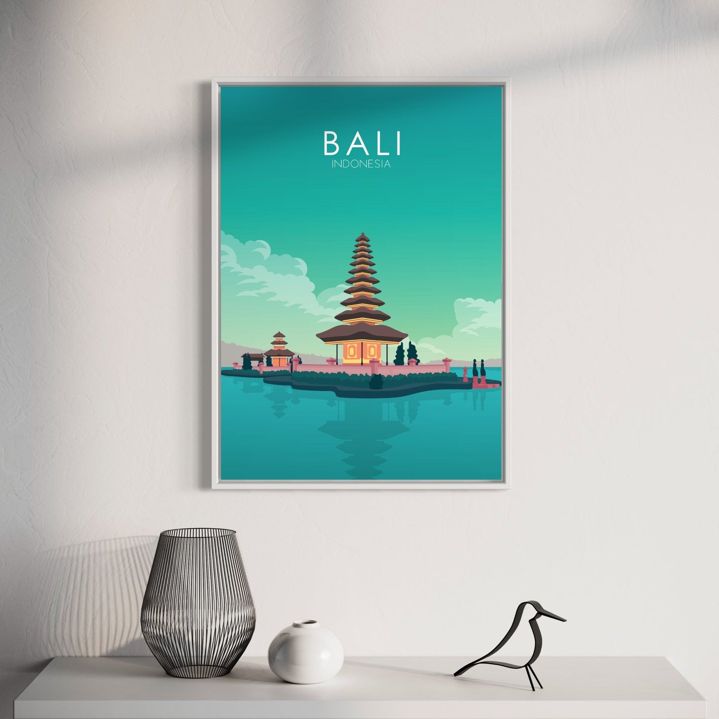 Bali Poster | Bali Wall Art | Bali Pastel Print