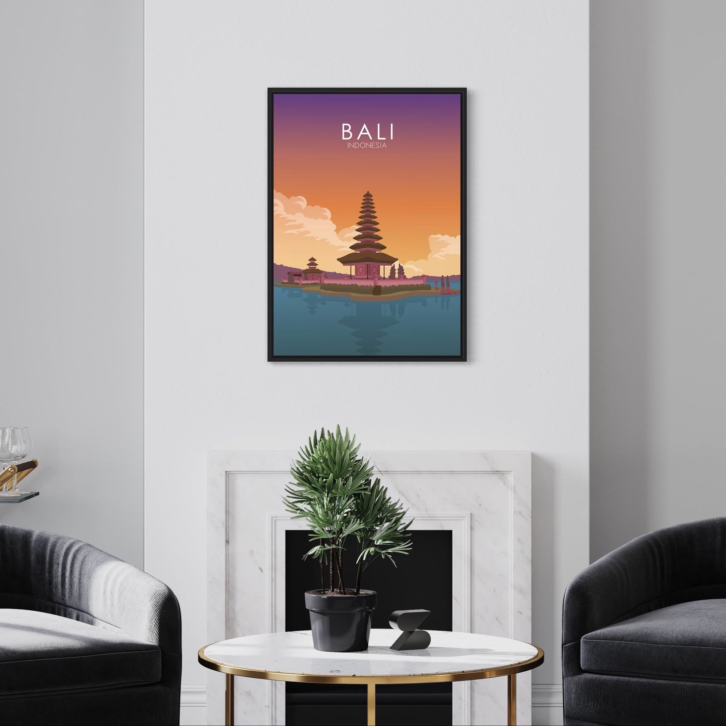 Bali Poster | Bali Wall Art | Bali Sunset Print