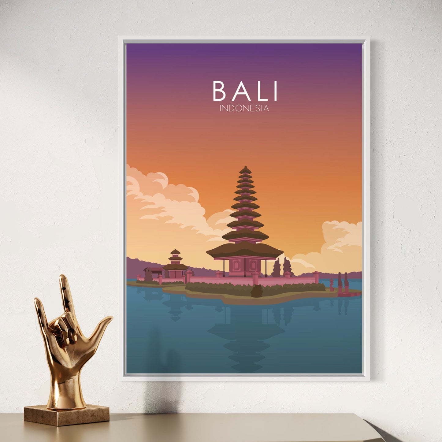 Bali Poster | Bali Wall Art | Bali Sunset Print