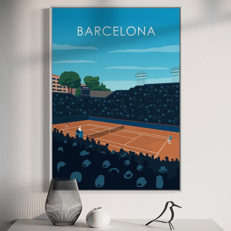Barcelona ATP Tennis Print | Barcelona ATP Tennis Print
