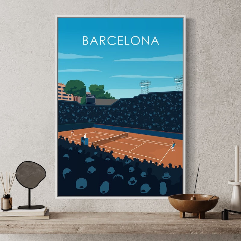 Barcelona ATP Tennis Print | Barcelona ATP Tennis Print
