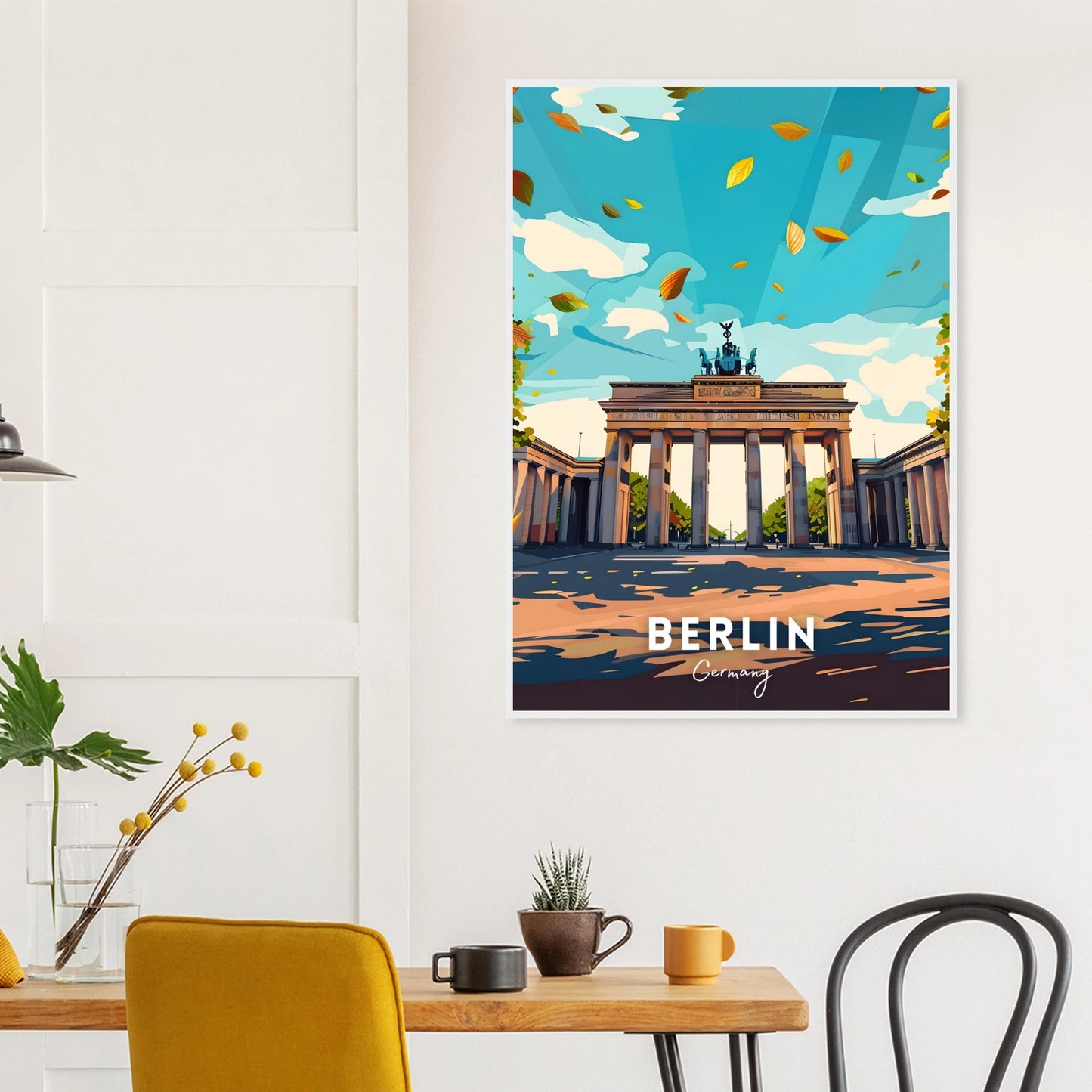Berlin Travel Poster Mock Up