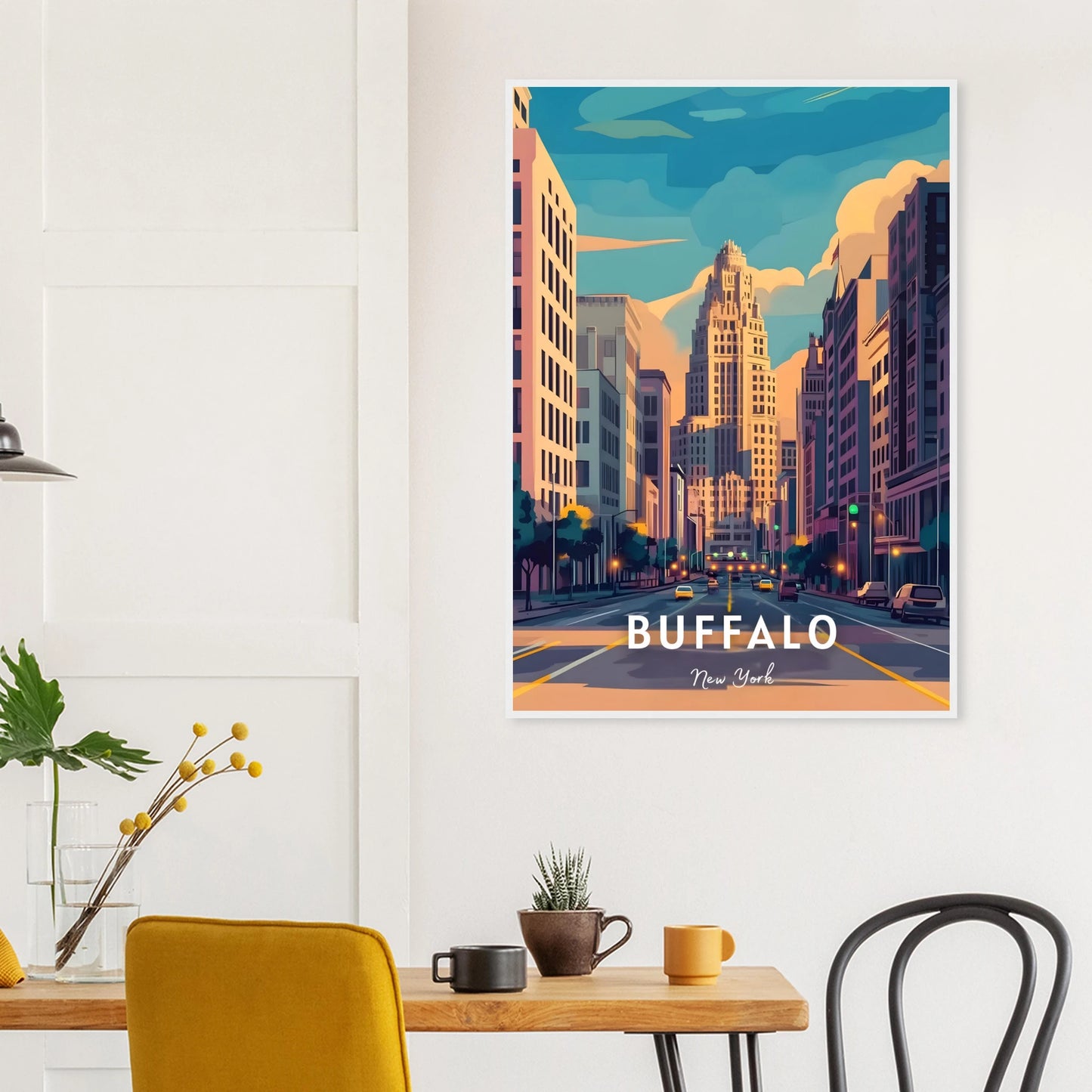 Buffalo, New York Travel Poster