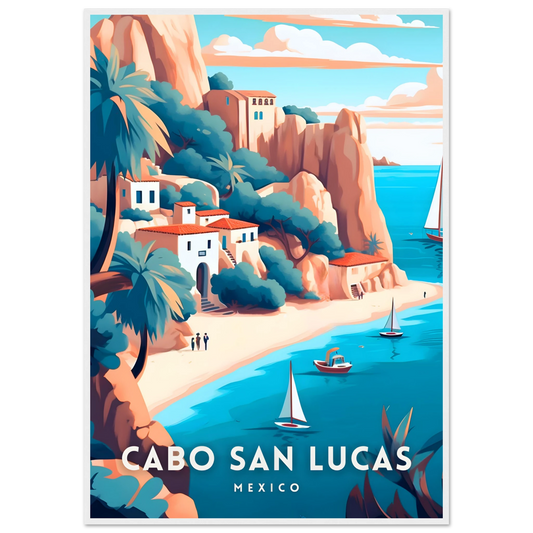 Cabo San Lucas, Mexico Travel Poster