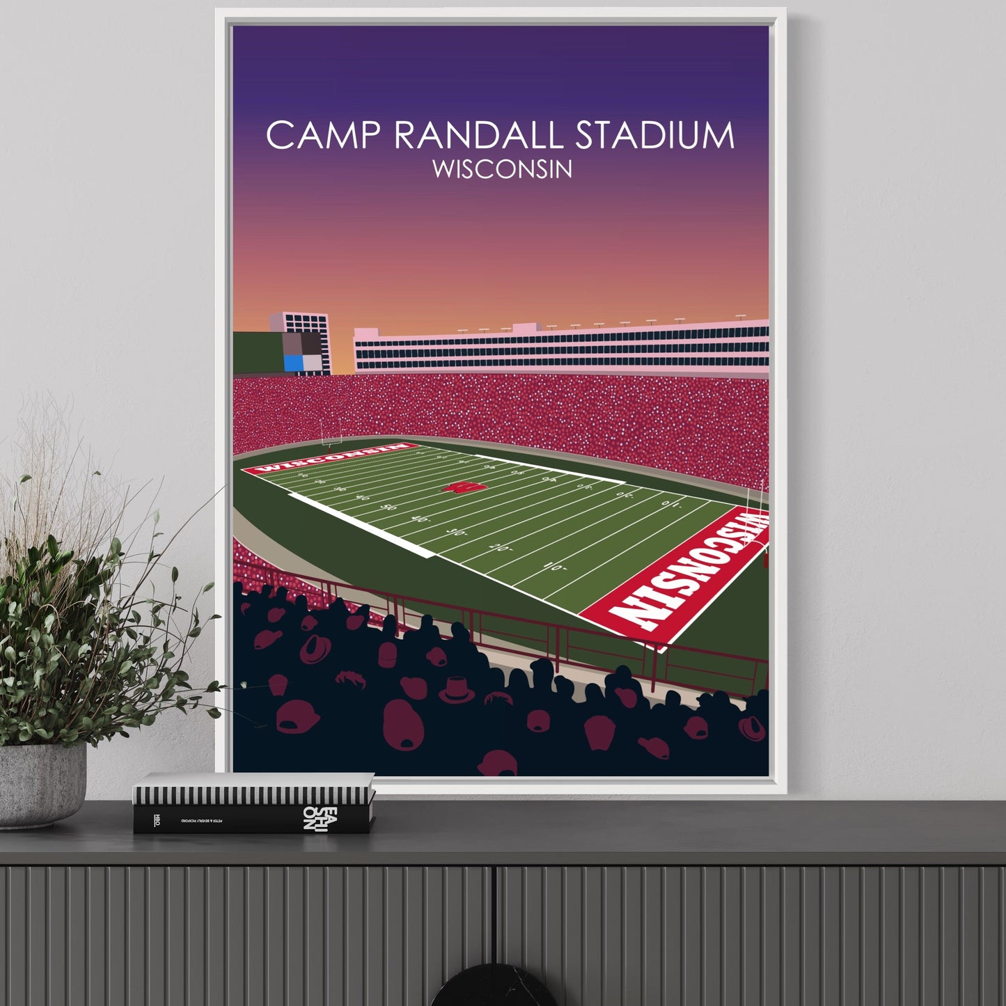 Camp Randall Stadium Print | University of Wisconsin Badgers College Football Stadium Print