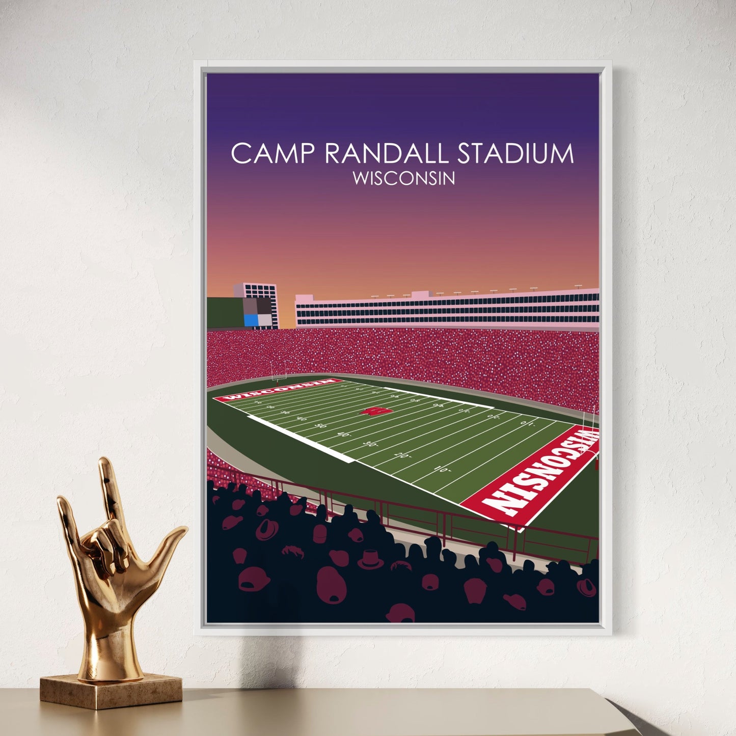 Camp Randall Stadium Print | University of Wisconsin Badgers College Football Stadium Print
