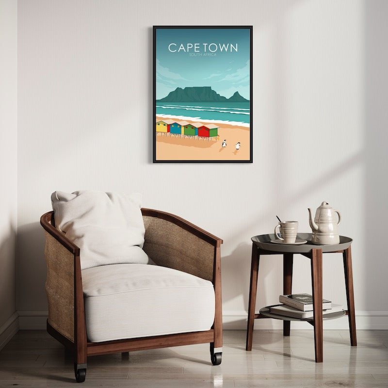 Cape Town Poster | Cape Town Wall Art | Cape Town Daytime Print
