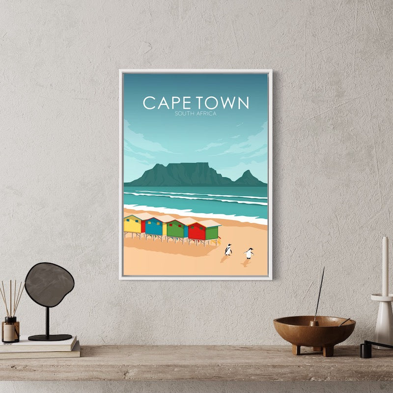 Cape Town Poster | Cape Town Wall Art | Cape Town Daytime Print