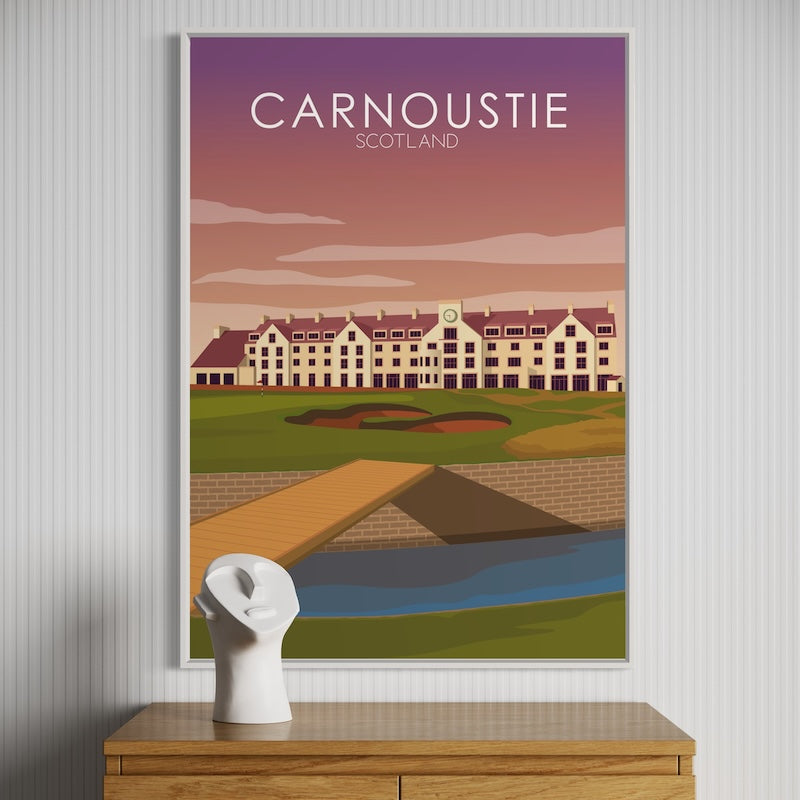 Carnoustie Golf Course Sunset Print