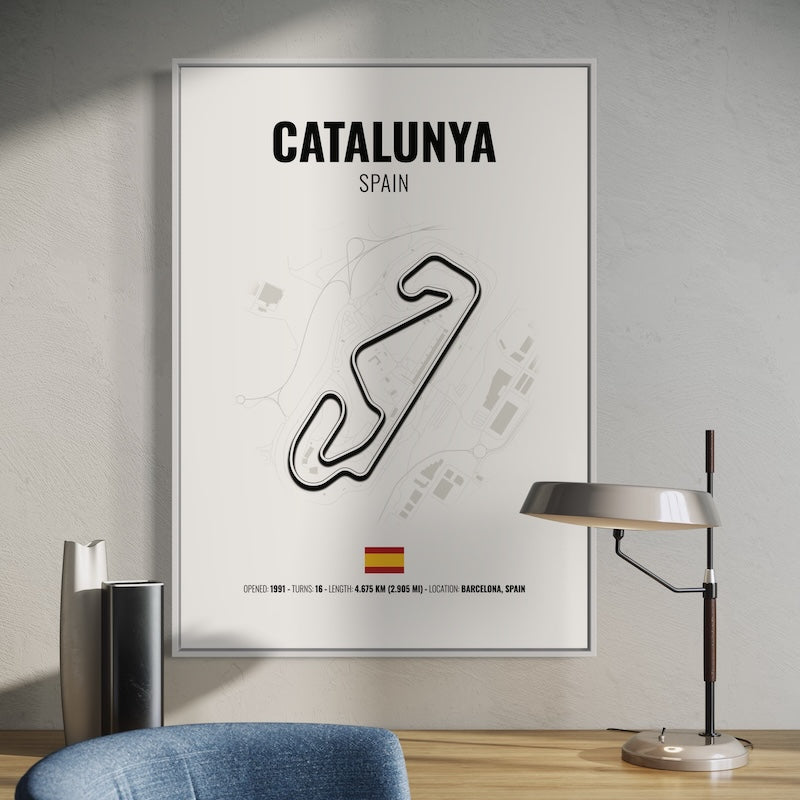Catalunya F1 Grand Prix Poster | Catalunya F1 Grand Prix Print | Catalunya F1 Grand Prix Wall Art