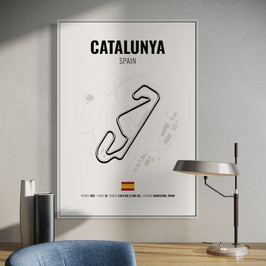 Catalunya F1 Grand Prix Poster | Catalunya F1 Grand Prix Print | Catalunya F1 Grand Prix Wall Art