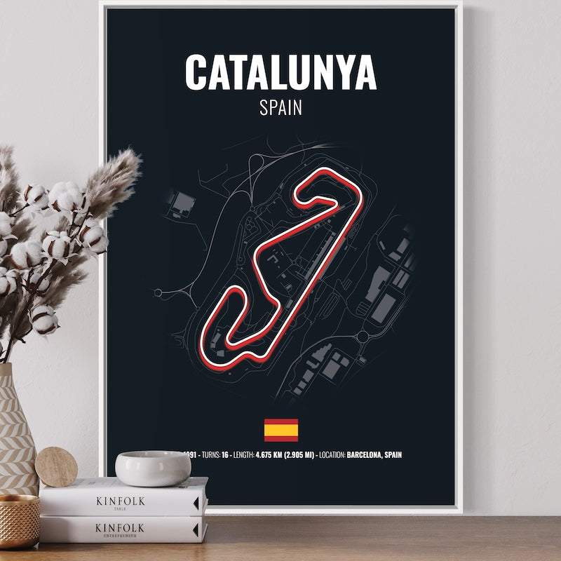 Catalunya F1 Grand Prix Poster | Catalunya F1 Grand Prix Print | Catalunya F1 Grand Prix Wall Art