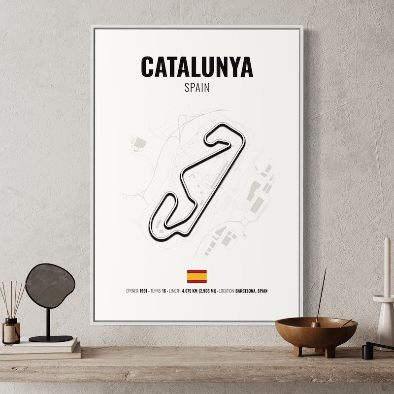 Catalunya F1 Grand Prix Poster | Catalunya F1 Grand Prix Print | Catalunya F1 Grand Prix Wall Art