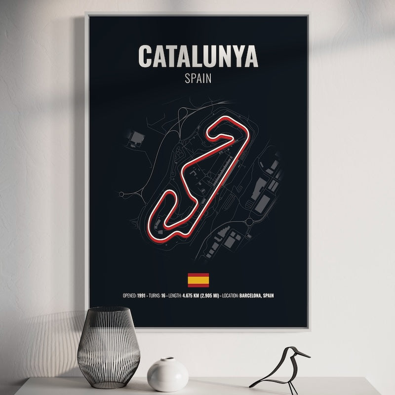 Catalunya F1 Grand Prix Poster | Catalunya F1 Grand Prix Print | Catalunya F1 Grand Prix Wall Art